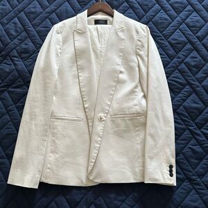 J. Crew Elegant Cream Blazer